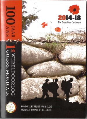 2014 Belgio € 2 1a Guerra Mondiale Card