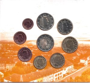 2023 Lussemburgo divisionale 9 valori FdC Coppia due versioni - immagine 3