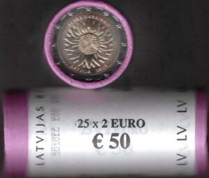 2023 Lettonia € 2 Slava Ucraina