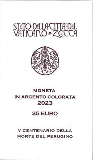 2023 Vaticano € 25 V centenario della morte del Perugino