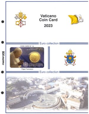2023 Vaticano Coin card n° 14 Aggiornamento Masterphil