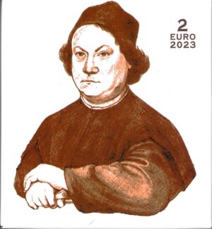 2023 Vaticano € 2 Perugino Fondo Specchio