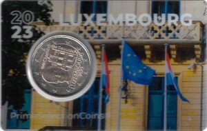 2023 Lussemburgo € 2 Camera dei Deputati in Card PSC