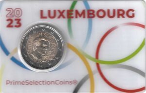 2023 Lussemburgo € 2 Comitato Olimpico in Card PSC
