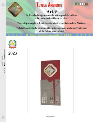 2023 Italia € 5 Natura Aggiornamento Abafil