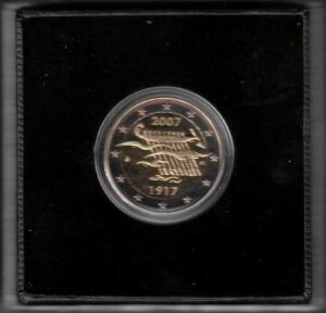 2007 Finlandia € 2 Indipendenza Fondo Specchio