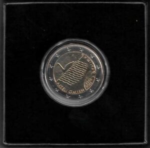 2015 Finlandia € 2 Bandiera Fondo Specchio