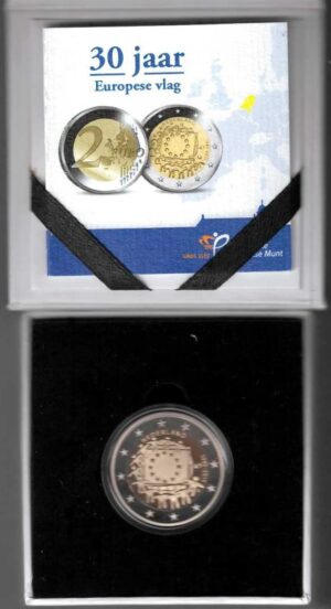2015 Olanda € 2 Bandiera Fondo Specchio