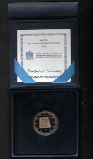 2015 Malta 2€ Repubblica FS in cofanetto