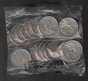 2023 Irlanda € 2 50° dell'adesione UE busta 25 pezzi x 2 €