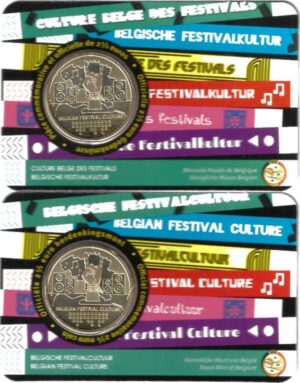 2023 Belgio € 2,50 Festival Card due versioni