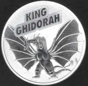 2023 Niue 1 oncia King Ghidorah