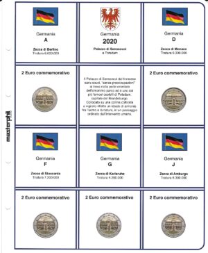 2020 Germania € 2 Brandeburgo Aggiornamento Masterphil