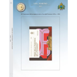 2022 San Marino € 2 Piero Della Francesca Aggiornamento Abafil