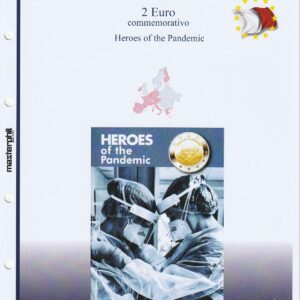 2021 Malta 2 € Eroi della Pandemia Folder Aggiornamento Masterphil