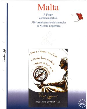 2023 Malta 2 € Niccolò Copernico Aggiornamento Masterphil