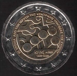 2023 Cipro € 2 Banca Centrale