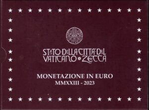 2023 Vaticano divisionale Stemma Fondo specchio