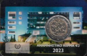 2023 Cipro € 2 Banca centrale Card