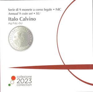 2023 Italia divisionale 9 valori FdC Italo Calvino
