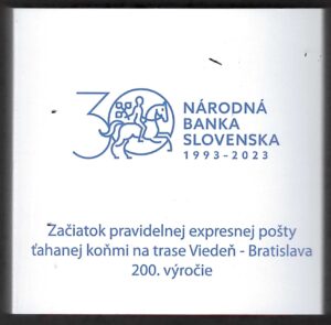 2023 Slovacchia € 2 200 anni diligenza Vienna Bratislava Fondo Specchio
