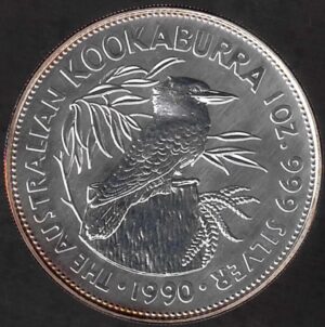 1990 Australia 1 oncia Kookaburra