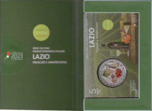 2023 Italia € 5 Lazio Frascati e Amatriciana - immagine 2