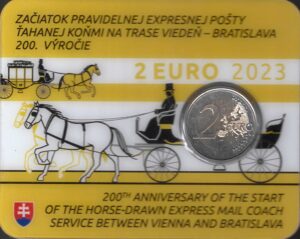2023 Slovacchia € 2 200 anni diligenza Vienna Bratislava Card