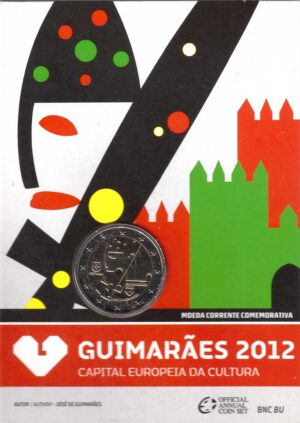 2012 Portogallo € 2 Guimares in Card