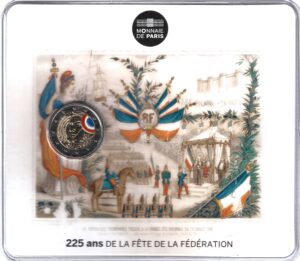 2015 Francia € 2 Repubblica in blister