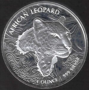 2019 Ghana 1 oncia African Leopard