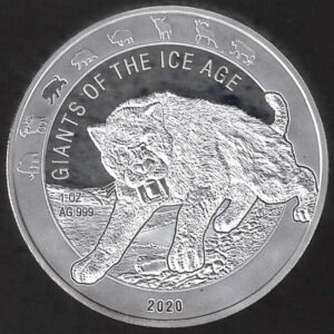 2020 Ghana 1 oncia Giganti del ghiaccio - Lince