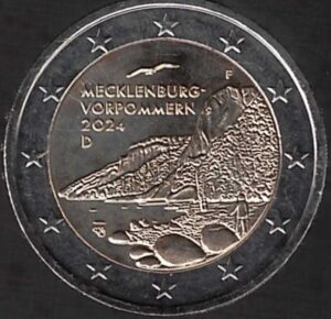 2024 Germania € 2 Presidenza di Mclemburgo 5 zecche