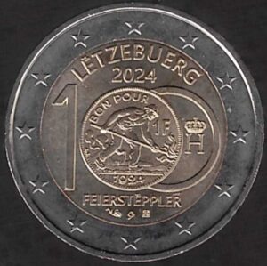 2024 Lussemburgo € 2 100° ann. franco lussemburghese
