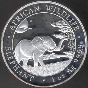 2019 Somalia 1 oncia Elefante