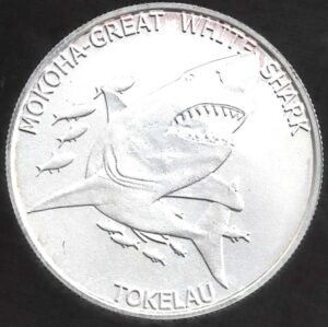 2015 Tokelau 1 oncia squalo