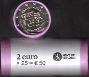 2024 Finlandia € 2 rotolino Elezioni e Democrazia