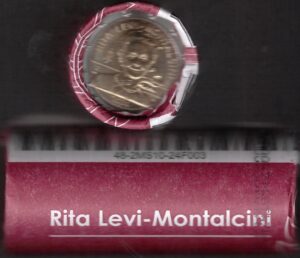 2024 Italia € 2 Rita Levi Montalcini Rotolino IPZS