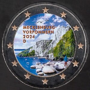 2024 Germania € 2 Meclemburgo zecca casuale Colore