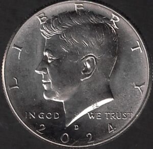 2024 USA Mezzo Dollaro Kennedy zecca D