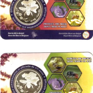 2024 Belgio € 2,50 Api Card due versioni