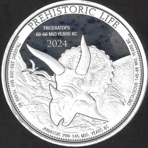 2024 Congo 1 oncia Animali Preistorici  Triceratopo