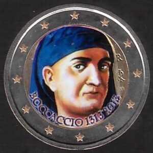 2013 Italia € 2 Boccaccio Colore - seconda versione -