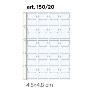 Inserti 20 caselle (45×47 mm) – confezione 10 pz