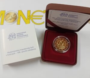 2024 Slovacchia € 2 100 anniversario Maratona di Kosice Fondo Specchio