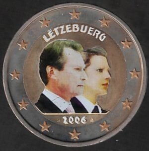 2006 Lussemburgo € 2 25° compleanno Guglielmo Colore