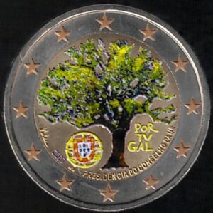 2007 Portogallo € 2 Presidenza UE Colore