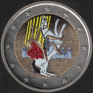 2008 Vaticano € 2 Anno Paolino colore