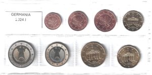 2024 Germania Serie annuale 8 valori sfusi zecca casuale