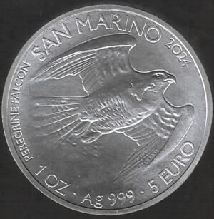 2024 San Marino 1 oncia Falco pellegrino